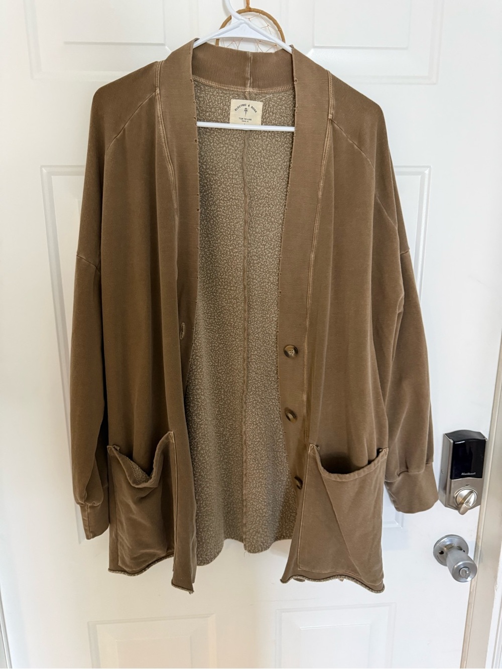 Electric & Rose Tan Sweatshirt Jacket